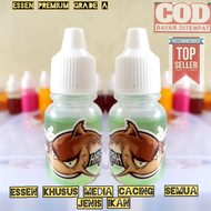 ESSEN MICRO CACING KEMASAN 10 ML UNTUK IKAN MAS LELE MUJAIR NILA PATIN BAWAL DLL TARGET BABON IKAN R