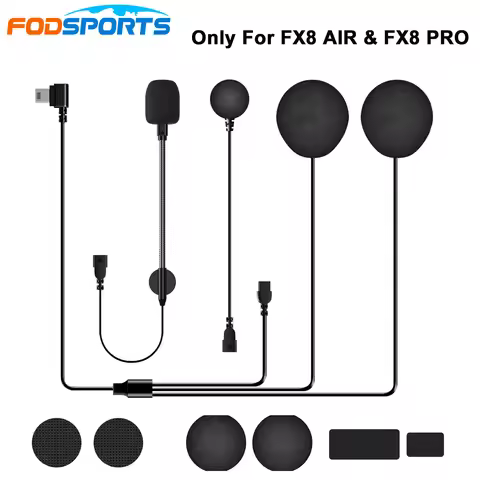 Fodsports FX8 Air FX8 Pro Parts Helmet Intercom Bluetooth Headset Accessories for Intercom Earphone 
