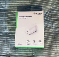 belkin BOOST Charge PRO Dual Wall Charger 65W