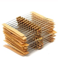 50PCS /LOT 1/2W Carbon Film Metal Resistor 1 OHM UP TO 27 OHMS 5%