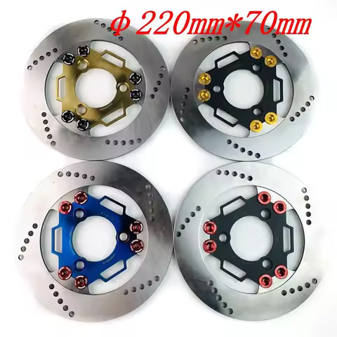 Universal Motorcycle E-Scooter 220mm-7.0 Floating Disc brake Disc Caliper Disc For Honda Yamaha BWS 