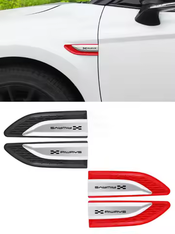 Car Door Side Fender Blade Decal Sticker 3D ABS Resin Car Body Protective Sticker For Aiways U5 PRO 