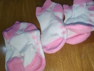 粉紅色芭比夢幻星星內刷毛小短襪
