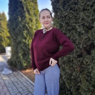 手工針織毛衣美利奴羊毛大號女式，女裝手工製作