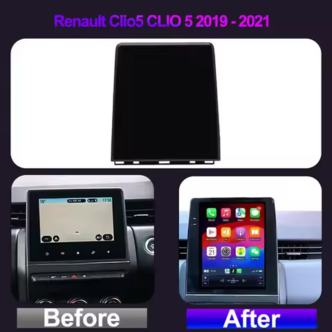 For Renault Clio 5 CLIO 5 2019 - 2021 Car Radio Carplay Navigation Stereo Android Auto Screen Blueto