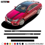Edtion 1 AMG Style Side Skirt Decals Sticker for Mercedes Benz E Class W212 W213 E200 E250 E300 E350