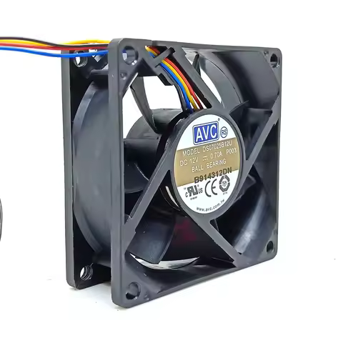 For AVC 7025 70X70X25mm cooling fan 70mm DS07025B12U DC12V four wire temperature control large air v