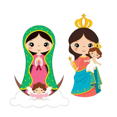 Lucky Virgin Mary Angel Cutting Dies DIY Scrapbooking Religious Belief Jesus Metal Embossing Stencil