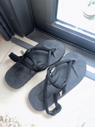 Suicoke 黑色 Vibram 底 涼鞋