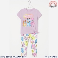 Bluey Pajama Set 2pcs Kids Clothes Top and Pants Outfit 10-12 Years AA331