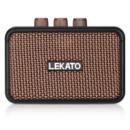 Lekato Mini Ampli Đàn Guitar điện loa Kép 5W Có Thể Sạc Lại Guitar Amp Với Làm Sạch Overdrive Hiệu ứ