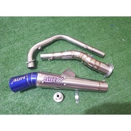 MUFFLER SET BIG BLUETIP -R150carb , R150 FI, Rs150, Sniper 150/ 155 Tmx / BAJAJ, BARAKO, ETC