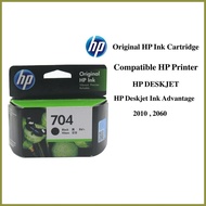 ☈ ஐ ◮ 100 % Original HP Ink Cartridge 704 For Hp Deskjet Ink Advantage 2010 , 2060 , K110a and K010