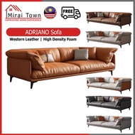 Adriano PU Leather Cushion Arm Sofa 1 Seater 2 Seater 3 Seater 4 Seater Free Delivery