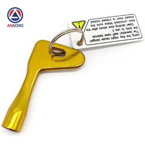 S200 THYSSENKRUPP Thyssen Elevator Triangular Key Golden Hall Door Triangle Key Ansons Elevator Spar