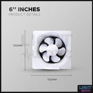 [EXHAUST FAN] 6"/8"/10"/12" WALL TYPE EXHAUST FAN / VENTILATION EXHAUST FAN