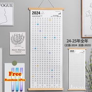 2 IN 1 2025 Year Wooden Wall Calendar Planner Poster Calendar Wall Calendars 2024 Year Planner Annua