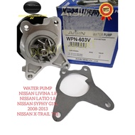 AISIN WATER PUMP NISSAN LIVINA 1.8 LATIO 1.8, SYLPHY 2.0, TEANA 2.0, X-TRAIL T31 (WPN-603V)