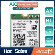 AX211NGW WiFi 6E M.2 Key E CNVio2 Dual Band 2.4Ghz/5Ghz Wireless Network Card Kit 802.11Ac  5.2 Adap