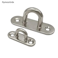 FF M5/6/8 Hook Hooks Eye Plate Heavy Oblong Duty Steel Stainless Pad Mount Wall U Boat Ceiling Hange