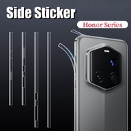 Phone Side Sticker For Honor X9B 5G X50 100 90 Pro Magic 7 6 Pro RSR Ultimate V Flip V3 V2 Vs3 Vs2 V