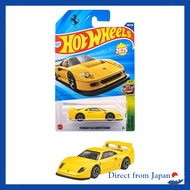 Hot Wheels Basic Car Ferrari F40 Competizione Toy Vehicle Miniature for Ages 3 and Up Yellow JFN44