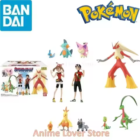 Bandai Original Scale World POKEMON Hoenn Region May Brendan Treecko Torchic Mudkip Blaziken Anime F