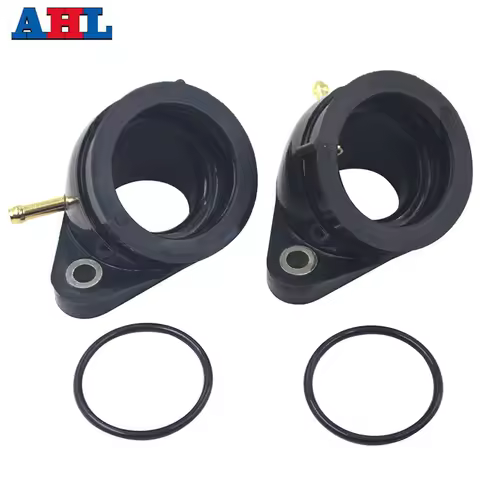 Carburetor Intake Manifold Pipe Interface Adapter For Yamaha XV400 XV 400 Virago 91-94 XV535 XV 535 