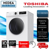 [COMBO SET] Toshiba Front Load Washing Machine & Dryer Condenser TW-BL85A2M(SS) TW-BL95A4M(SS) TD-H8