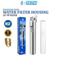 I-TECH Heavty Duty 20" Stainless Steel Water Filter Housing with PP Sediment Filter