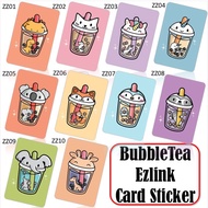 BubbleTea Ezlink Card Sticker