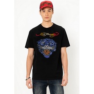 Ed Hardy Premium Tiger Regular T-Shirt-Men's Pure Cotton Print