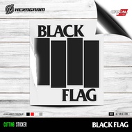 Cutting Sticker Black Flag Logo | Black Flag Logo Cutting Sticker | Black Flag