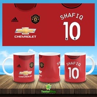 【Malaysia Ready Stock】▨✜✿Manchester United Jersi Bola Custom Mug, Gift Mug, Birthday Mug