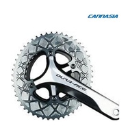 absoluteBLACK Chainring Oval 110/4BCD 52T Grey