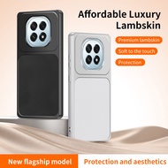 Soft Plating Shockproof Phone Case for OPPO F29 Pro A5 Pro F29Pro 5G Luxury Faux Lambskin Silicone H