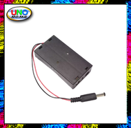 รางถ่านAA  2 ก้อน มีหัวแจ๊ค ไม่มีฝาปิด for project arduino electronic IOT DIY อุปกรณ์ โปรเจค ไฟฟ้า อ