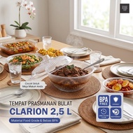 ROUND BUFFET PLACE 2.5LClarion TRANSPARENT BUFFET PLACE/ PREMIUM BUFFET PLACE/ SERVING PLACE/ -GOODS