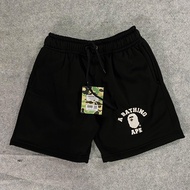 Celana Pendek Kolor/Short Pants Bape(aape) Logo a Bathing Ape Premium Mirror Hitam