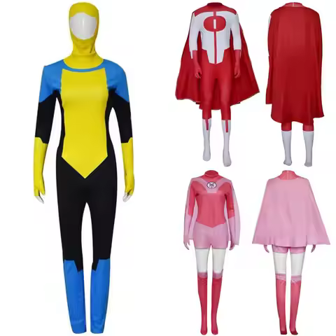 Anime OmniMan Invincible Cosplay Costume Jumpsuit Omni-Man Clothes for Men Women Halloween Carnival