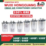 ( RoHS - PLANT OIL ) 30uf 35uf 40uf 45uf 50uf 60uf 450V  CBB65 AIR CONDITIONER CAPACITOR AIRCOND DAI