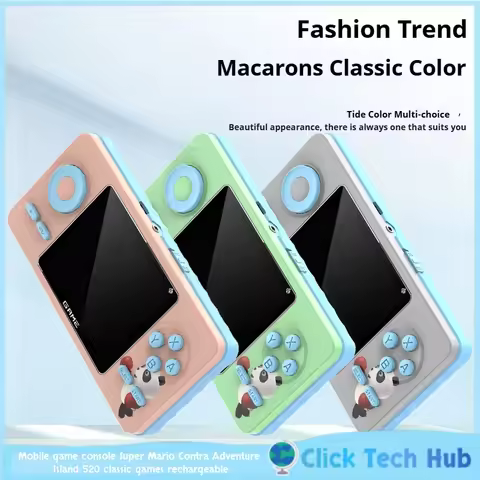 Sup retro game console Super for Mario Contra Adventure Island 520 Classic Games Rechargeable Studen