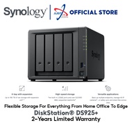 SYNOLOGY DS925+ / DS923+ NAS DISKSTATION 4-BAY HOME CLOUD STORAGE **ONLY CAN USE SYNOLOGY SSD***
