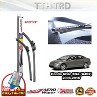 Honda Civic FD SNA (A402) 2006-2016 Aero Wiper 2PCS-(23"/28") [Free Gift}