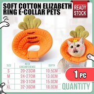 Elizabeth Collar Cute Bee & Carrot Dog Cone Collar E Collar Cat Cone Kolar Kucing Kon Leher Kucing