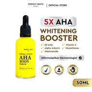 PAKET MENCERAHKAN PERFECT WHITE AHA DAN MARINA UV WHITE HEALTHY AND GLOW BIRU VIRAL