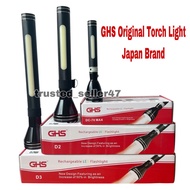 GHS Rechargeable Japan Brand Led Torch Light Flash Light Torchlight Flashlight