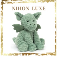 JELLYCAT Fuddlewuddle Dragon Plush Toy (Medium / FW6DG)