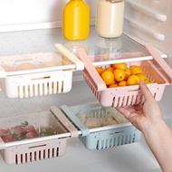 Adjustable Kitchen Refrigerator Storage Rack Fridge Freezer Shelf Holder Pull-out Drawer Organiser S
