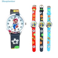 SEPTEMBER Children's Silicone Watch Children Kids Student Mario Brothers Action Toys Quartz Belt Cartoon Anime Game Smart Watches